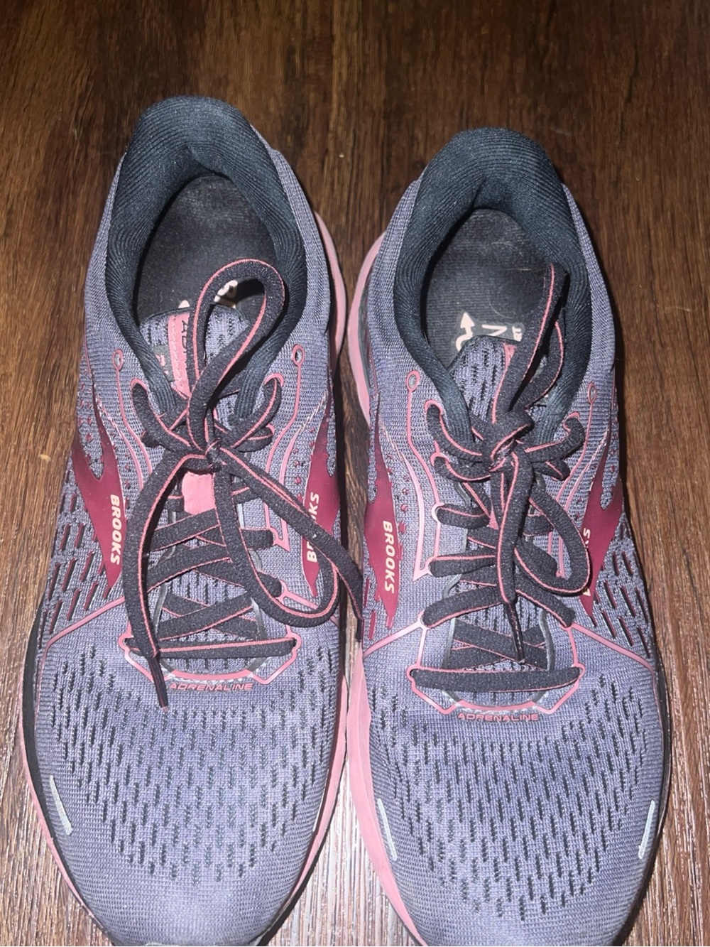 Brooks Women’s Athletic Shoes - Mauve and Burgundy
